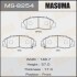 Колодки тормозные передн Honda Accord (-02), Civic (-00), CR-V (-01), HR-V (-06), Legend (-04) (MS-8254) MASUMA MS8254 (фото 1)