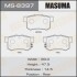 Колодки тормозные задн Honda Accord (03-11), Civic (06-11)/ Suzuki Swift (04-11), SX4 (06-16) (MS-8397) MASUMA MS8397 (фото 1)