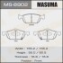 Колодки тормозные передн Honda Accord, Civic (08-) (MS-8902) MASUMA MS8902 (фото 1)