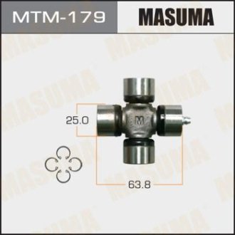 Крестовина карданного вала (25x63.8) Mitsubishi (MTM-179) MASUMA MTM179 (фото 1)