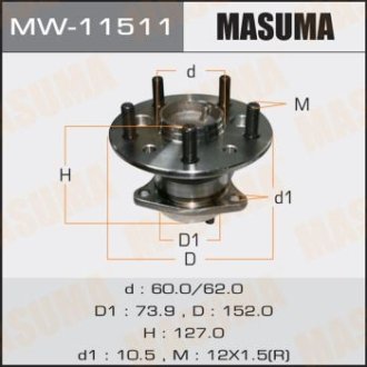 Ступичный узел rear CAMRY/ MCV30, ACV30 LH MASUMA MW11511