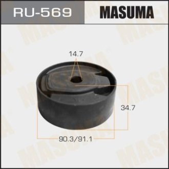 Сайлентблок заднего редуктора Toyota RAV 4 (05-) MASUMA RU-569 (фото 1)