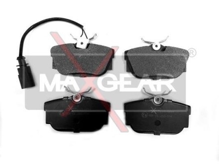 Колодки гальмівні дискові задні, комплект MAXGEAR 19-0444