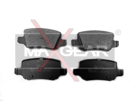 Колодки гальмівні дискові задні, комплект MAXGEAR 19-0452