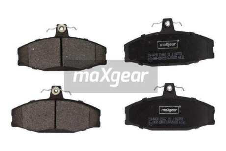 Комплект тормозных колодок, дисковый механизм MAXGEAR 19-0490