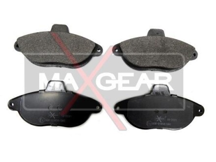 Колодки тормозные передние дисковые MAXGEAR 19-0591