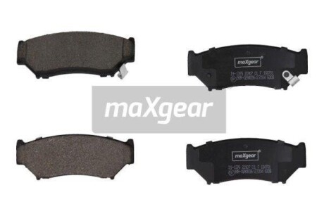 Комплект тормозных колодок, дисковый механизм MAXGEAR 19-1376