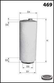 Фільтр повітряний MECAFILTER EL3816