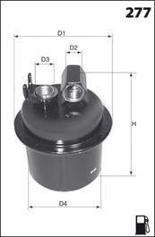 Фільтр палива MECAFILTER ELE6025