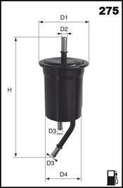 Фільтр палива MECAFILTER ELE6068