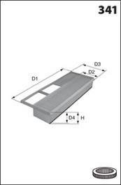 Воздушный фильтр MECAFILTER ELP9141