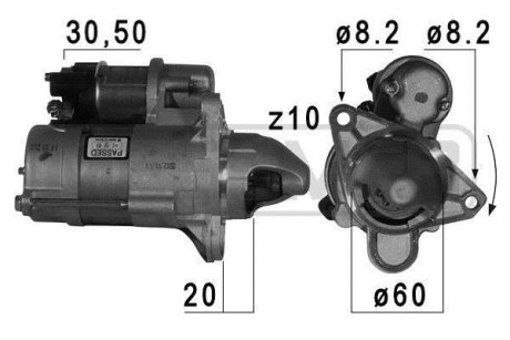 Стартер Messmer 220748