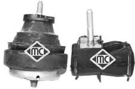 Подушкa двигателя (сторона установки: спереди справа) Metalcaucho 04556