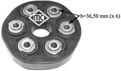 Муфта еластична Metalcaucho 05185