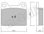 Комплект тормозных колодок, дисковый механизм Metelli 2202000 (фото 1)