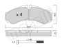 Комплект тормозных колодок (дисковых) Metelli 2202120 (фото 2)