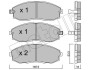 Комплект тормозных колодок (дисковых) Metelli 2202970 (фото 2)