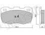 Комплект тормозных колодок, дисковый механизм Metelli 2203520 (фото 1)