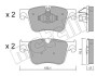 Комплект гальмівних колодок (дискових) Metelli 2209851 (фото 1)