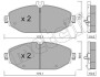 Комплект тормозных колодок (дисковых) Metelli 2211320 (фото 1)