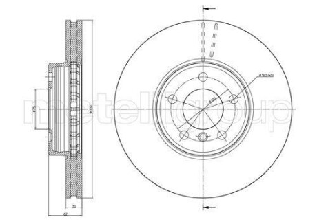 Диск Metelli 230784C