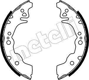 Комплект тормозных колодок Metelli 530043