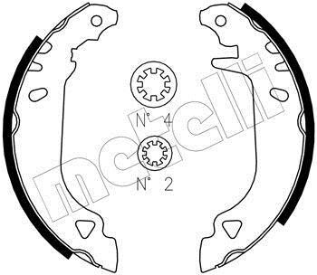 Комплект тормозных колодок Metelli 530066J