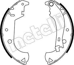 Комплект тормозных колодок Metelli 530081Y (фото 1)