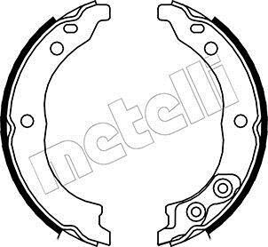 Гальмівні колодки ручного гальма Metelli 53-0089