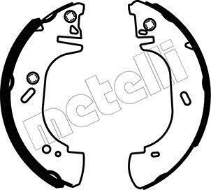 Комплект тормозных колодок Metelli 530123