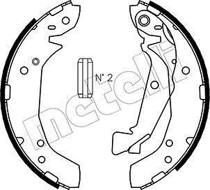 Комплект тормозных колодок Metelli 530175