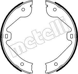 Гальмівні колодки ручного гальма Metelli 53-0244