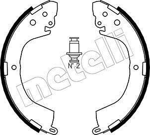 Комплект тормозных колодок Metelli 530260