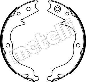 Гальмівні колодки ручного гальма Metelli 53-0268