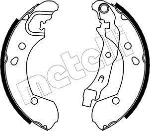 Комплект тормозных колодок Metelli 530290