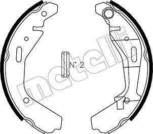 Комплект тормозных колодок Metelli 530318