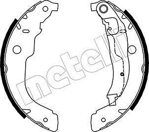 Комплект тормозных колодок Metelli 530333