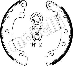 Комплект тормозных колодок Metelli 530353