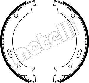 Гальмівні колодки ручного гальма Metelli 53-0361