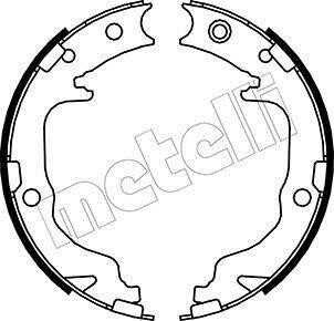 Комплект тормозных колодок, стояночная тормозная система Metelli 53-0362