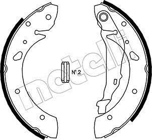 Гальмівні колодки (набір) Metelli 530430