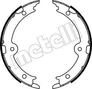 Комплект тормозных колодок, стояночная тормозная система Metelli 53-0449