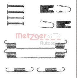 Монтажний к-кт гальмівних колодок METZGER 105-0883