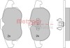 Колодки тормозные (передние) Opel Vectra C/Signum 03- METZGER 1170100 (фото 1)