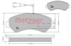 Колодки тормозные (передние) Citroen Jumper/Fiat Ducato/Peugeot Boxer 06- R16 (с датчиком) METZGER 1170248 (фото 1)