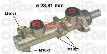 Главный тормозной цилиндр METZGER 202-203