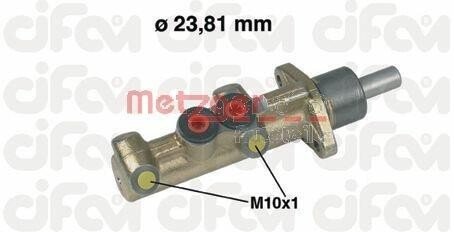 Главный тормозной цилиндр METZGER 202-298