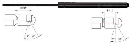 Газовая пружина, крышка багажник METZGER 2110403