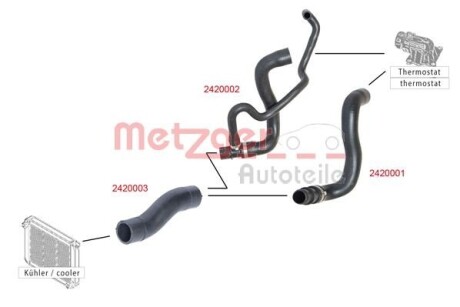 Автозапчасть METZGER 2420001