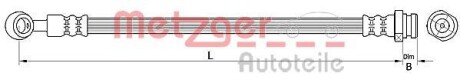 Тормозной шланг METZGER 4110717